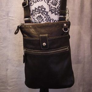 Roots Vintage Villager Leather Crossbody